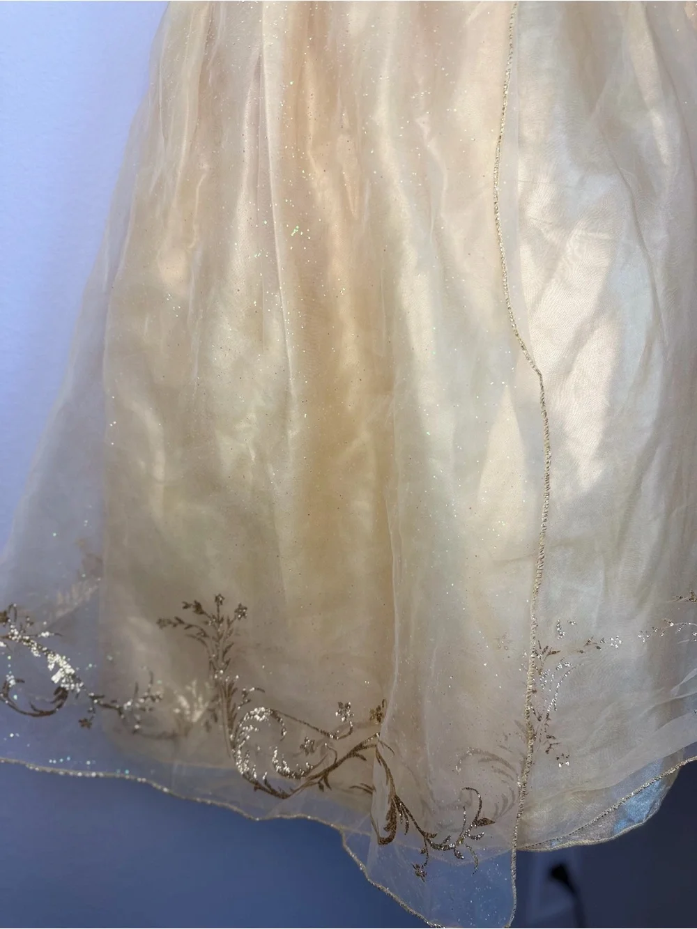 Yellow Princess Belle Tulle Costume Dress for Kids